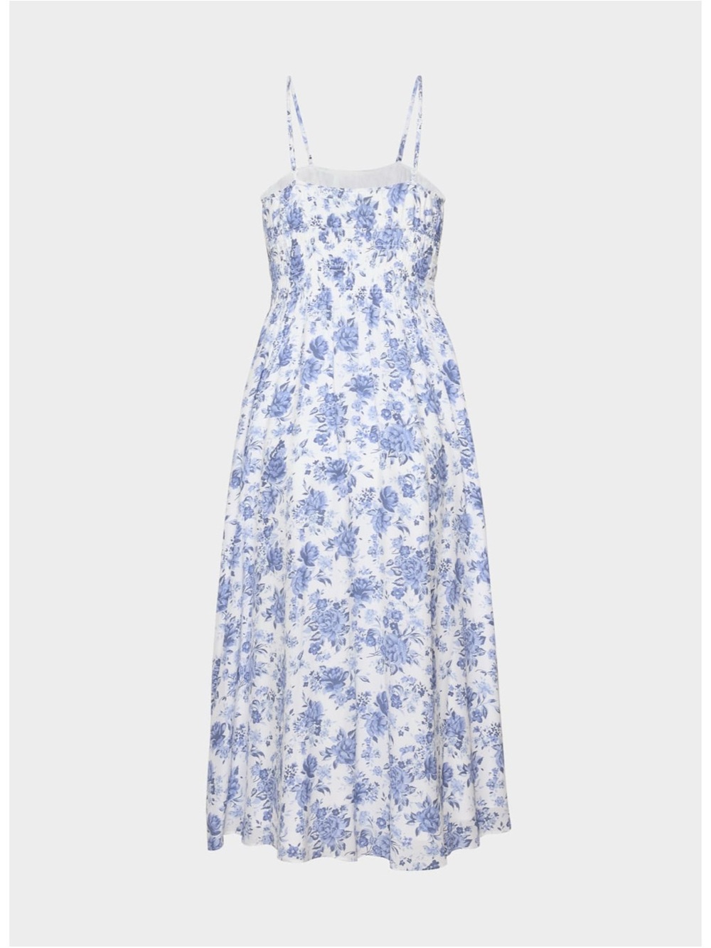 Wilfred Blue Floral Maxi Dress with Smocked Waist - STILL REGULAR PRICE ONLINE - Picture 7 of 12